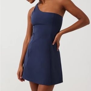 Navy one shoulder Outdoor Voices workout dress - XL